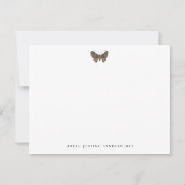 Moth Classic Personlig Stationery Note Card Anteckningskort