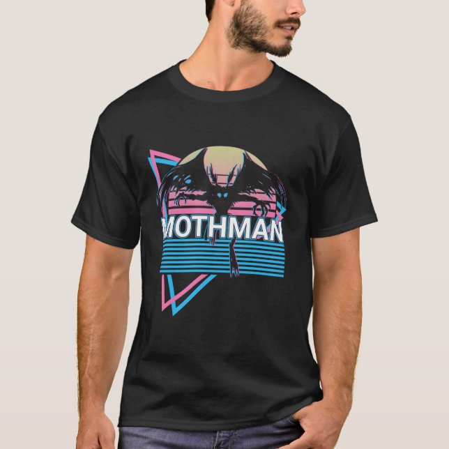 Moth Cryptozoology Cryptid T Shirt (Framsida)