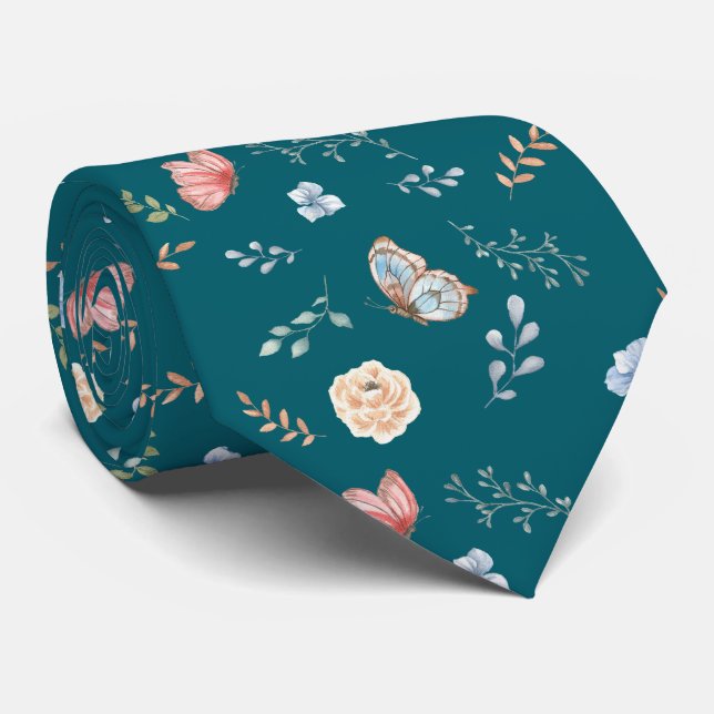 Moth Fjäril Mönster Slips (Rullad)