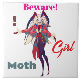 Moth girl anime kakelplatta