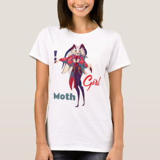Moth girl anime t shirt
