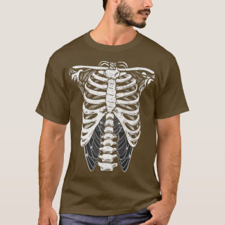 Moth Grunge Fairycore Aesthetic Mall Goth Skeleton T Shirt