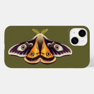 Moth Insekt Art Goblincore Saturnia Witchy Grönt