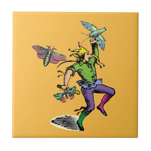 Moth Man Kakelplatta (Framsidan)