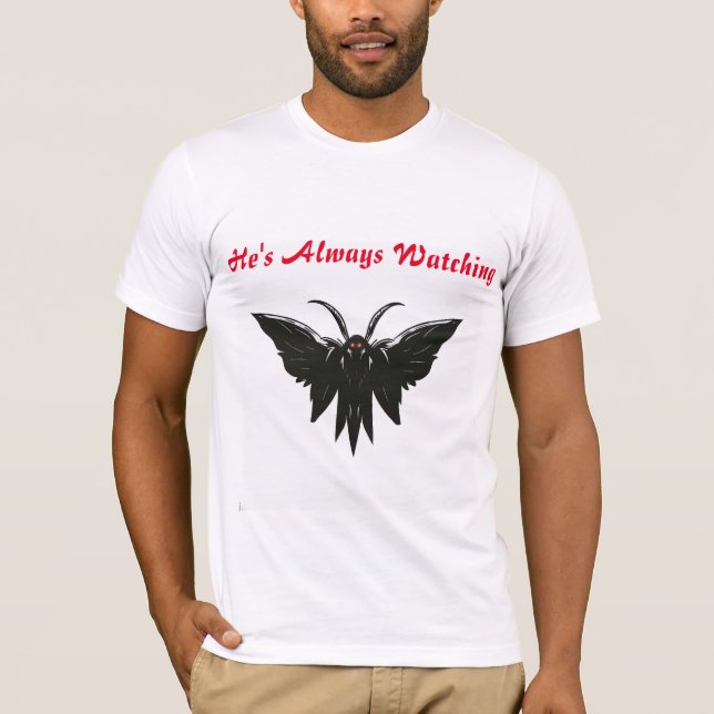 Moth Man T-Shirt (Ai Generated) (Framsida)
