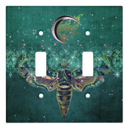Moth måne Elegant emerald night gnistra snöre grön