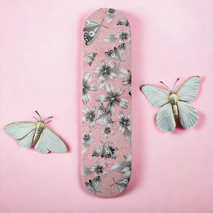 Moth Meadow Mini Skateboard Bräda 18,5 Cm