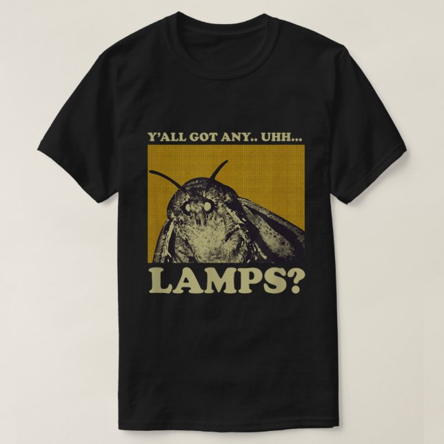 Moth Meme Lamp Seeker Funny Design T Shirt (Design framsida)