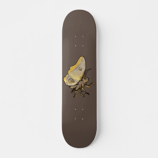 Moth Mini Skateboard Bräda 18,5 Cm (Framsida)