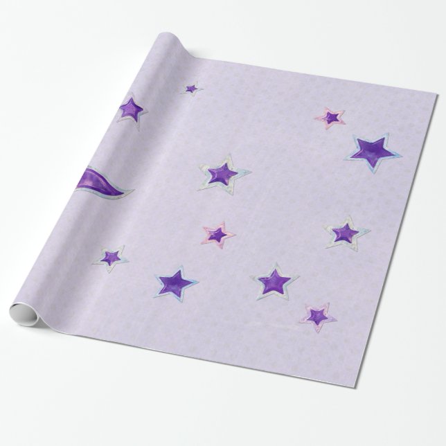 Moth Mystic New Age LIGHT Presentpapper (Utrullad)