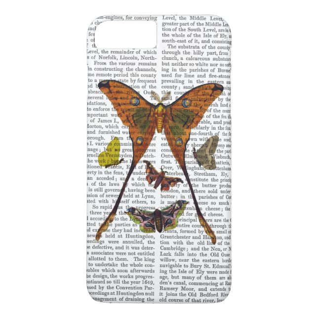 Moth Plate 2 Case-Mate iPhone Skal (Baksida)