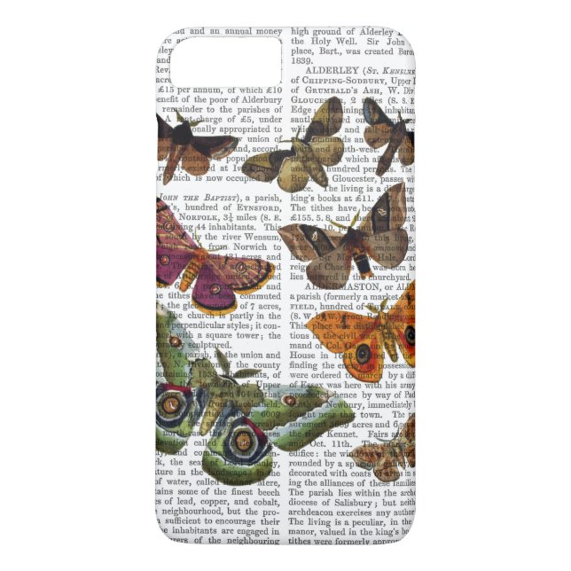 Moth Plate 3 Case-Mate iPhone Skal (Baksida)