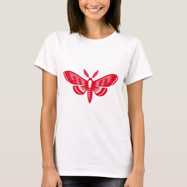 Moth - Red T Shirt (Framsida)