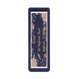 Moth, Rose & Thistle Returadressetiketter Returadress Etikett