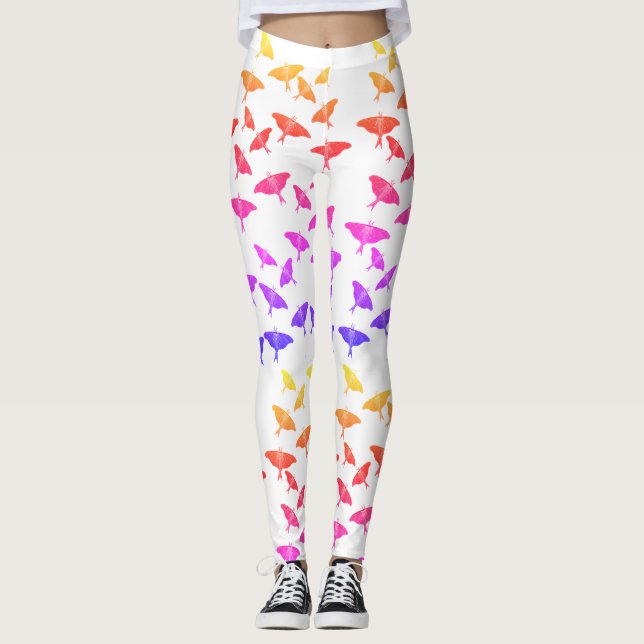 Moth, s Butterflies Leggings (Framsida)