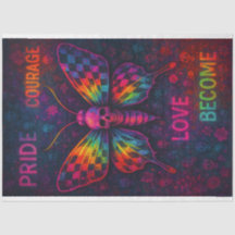 Moth - Startar Ord Decoupage Papper HGBTQ