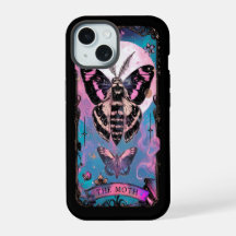 Moth Tarot Card Witchy Vibes iphone case