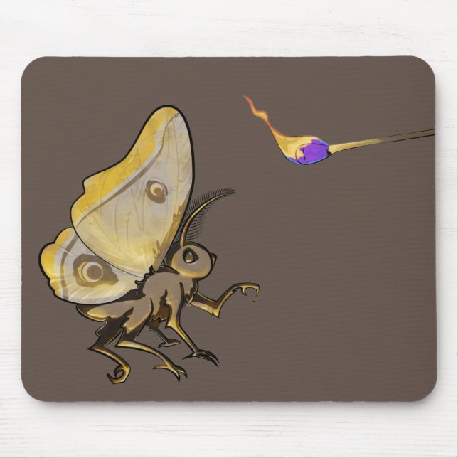 Moth to a Flame Musmatta (Framsidan)