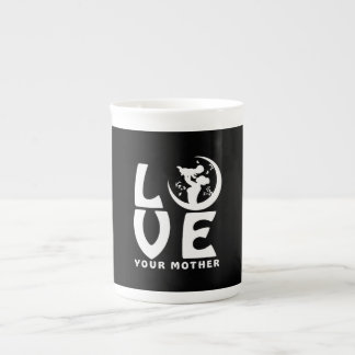 Mother and Child Silhouette Mother's Day Gift Benporslin Mugg