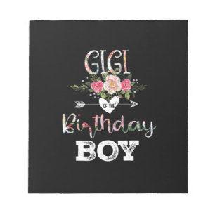 Mother Art Gigi Of A Birthday Boy Birthday Anteckningsblock