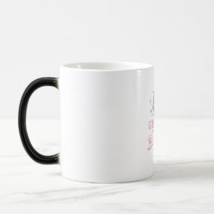 Mother Art Mormor till födelsedagsprinsessan Xma Magisk Mugg