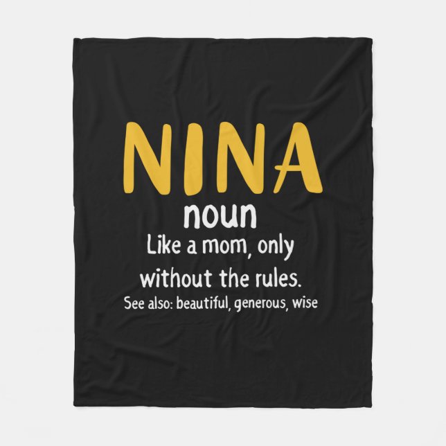 Mother Art Nina Definition Fleecefilt (Framsidan)