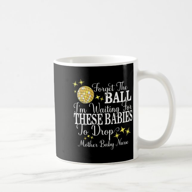 Mother Baby Nurse New Years Stpartum Ob Gyn Techni Kaffemugg (Höger)