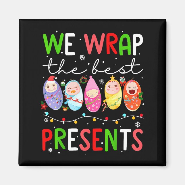 Mother Baby Unit Christmas Labor And Delivery Nurs Magnet (Framsidan)