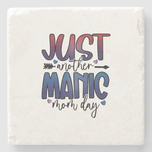 Mother Gift Just Another Mom Day Stenunderlägg (Framsidan)