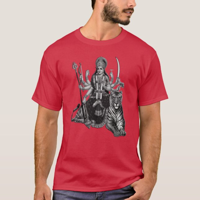 Mother Goddess retro vintage T Shirt (Framsida)