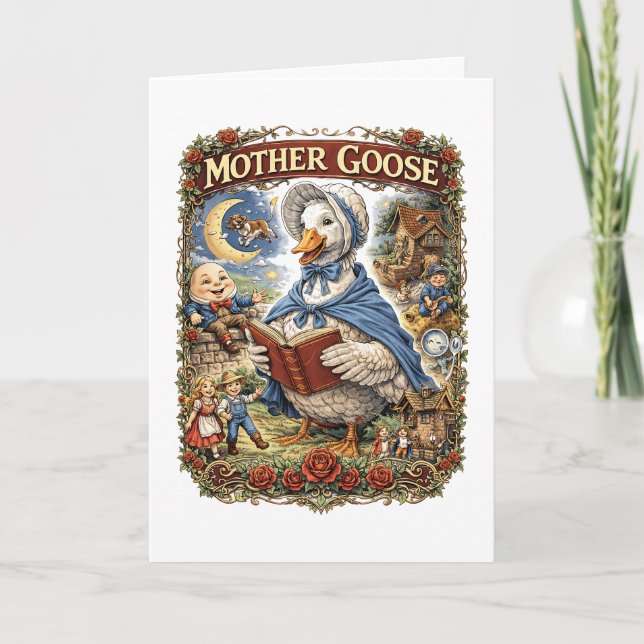 Mother Goose Helgkort (Framsida)