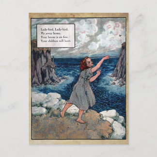 mother goose nursery rhymes 5 vykort