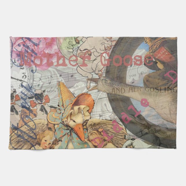 Mother Goose-rim och sagovärld Kökshandduk (Horisontell)