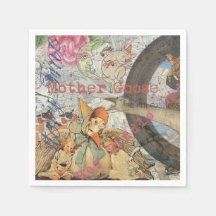 Mother Goose-rim och sagovärld Pappersservett
