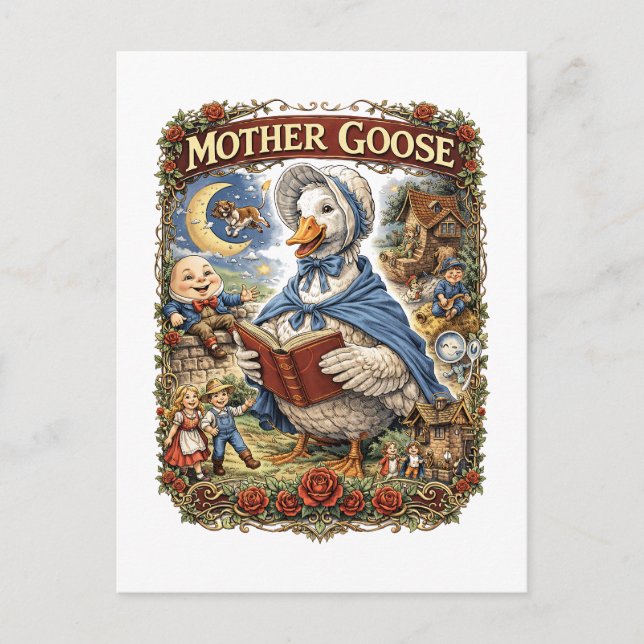 Mother Goose Vykort (Framsida)