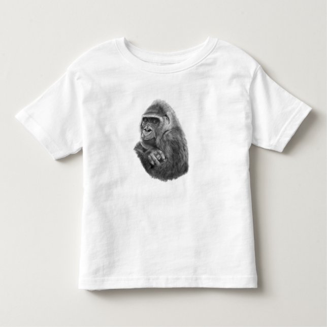Mother gorilla Tshirts  母ゴリラのTシャツ (Framsida)