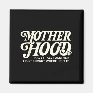 Mother Hood Har Tillsammans Glömt Var Den Lagt Magnet