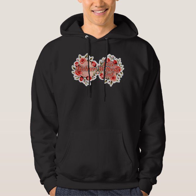 Mother Love Without End – Floral Design Hoodie (Framsida)