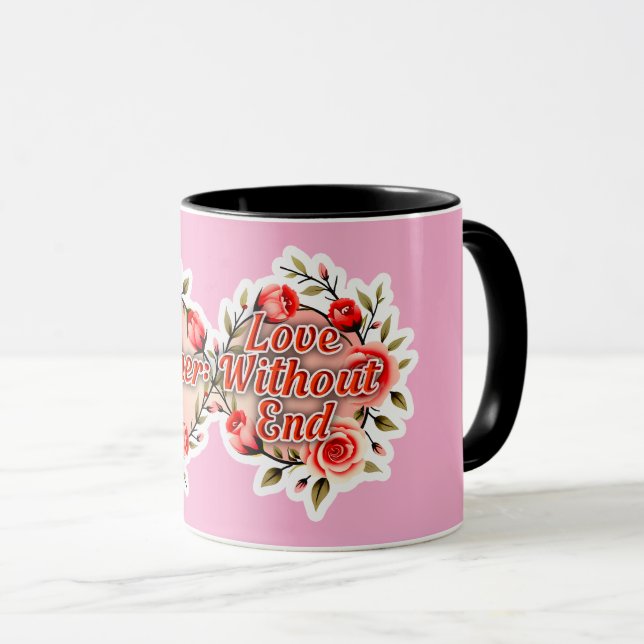 Mother Love Without End – Floral Design Mugg (Framsida höger)