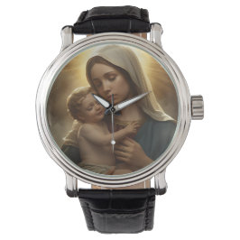 Mother Mary and Child Jesus Watch eWatch Watch Armbandsur