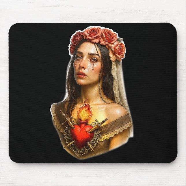 Mother Mary Sacred Heart Cry  Musmatta (Framsidan)