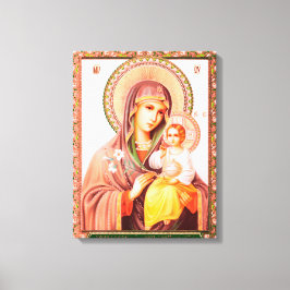 Mother of God Russian Icon Canvastryck