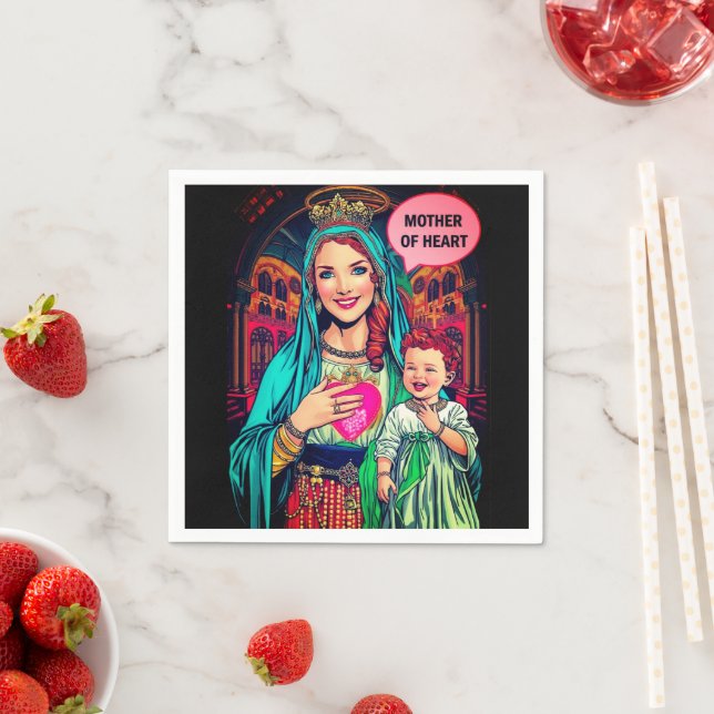 Mother of Heart Pappersservett (Insitu)