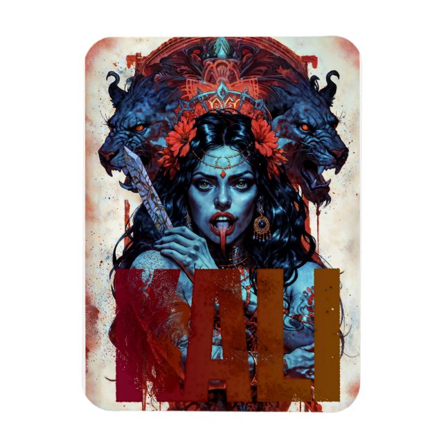 Mother of Liberation Kali Magnet (Vertikal)