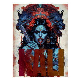 Mother of Liberation Kali Perfect Poster