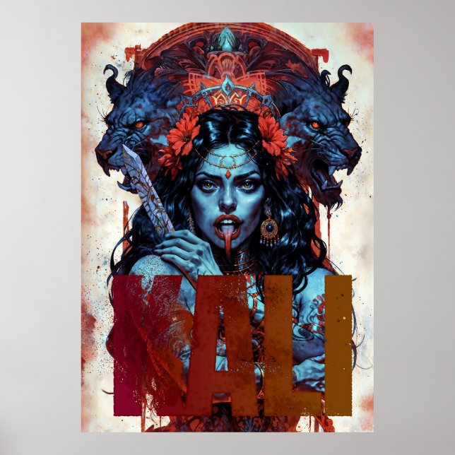 Mother of Liberation Kali Poster (Framsidan)