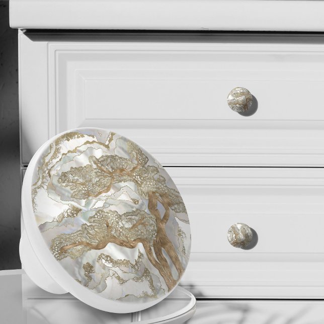 Mother of pearl Golden Tree Knopp (Skapare uppladdad)