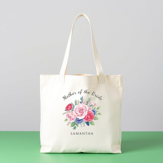 Mother of the bride, Floral design, elegant bags Tygkasse (Skapare uppladdad)
