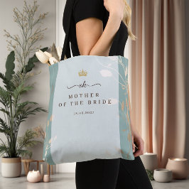 Mother of the Bride Tote | Sage Green & Gold Tygkasse