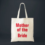 Mother of the Bride Tygkasse<br><div class="desc">This cute vintage tote bag is best gift idea for bride's mother at weddings. This tote bag is perfect for your mom on your life big day. It is perfect for her to keep everything wedding in one place.</div>